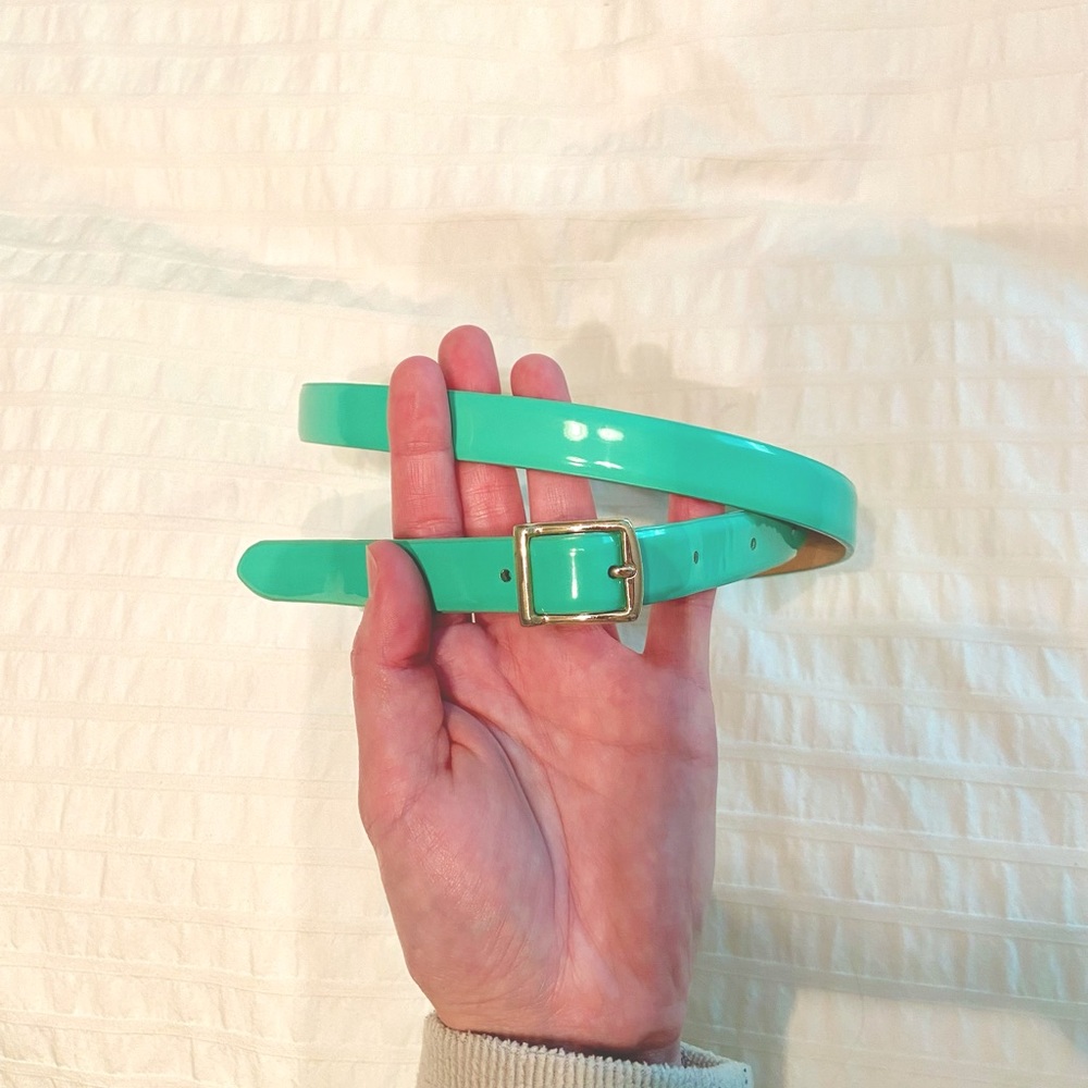 J Crew Patent Leather Belt